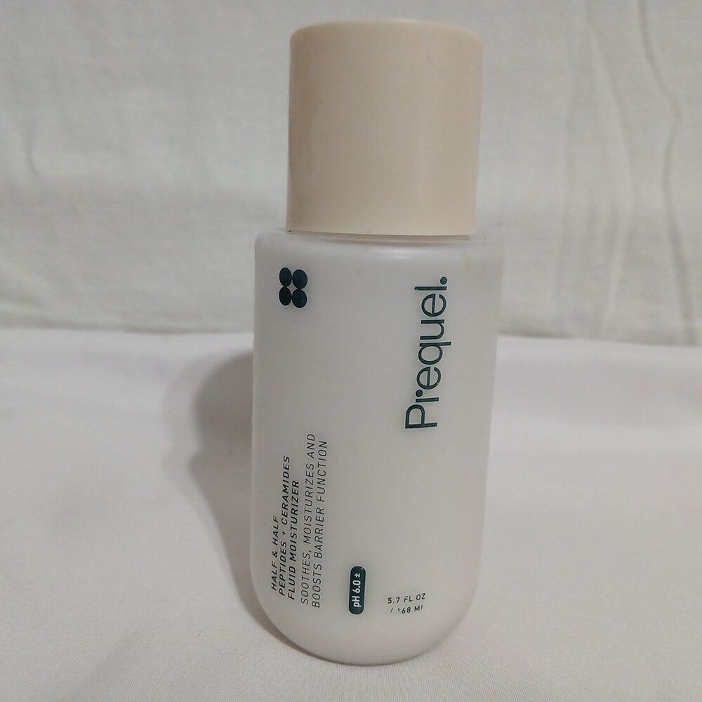 Prequel Skin Half and Half Fluid Moisturizer Face Cream Lightweight Ceramide